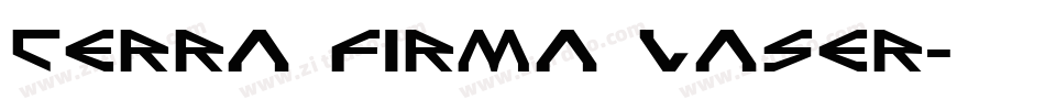 Terra Firma Laser字体转换
